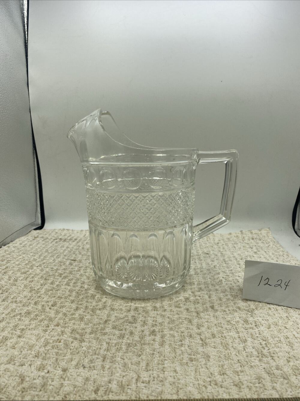 Imperial #165 Tradition Clear 56 oz Clear Pitcher w/ Ice Lip